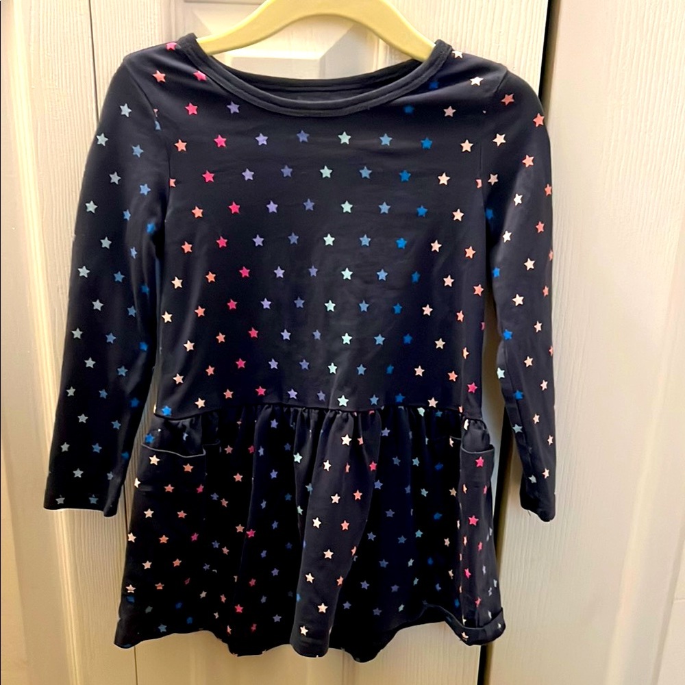 Tea Collection Stars long sleeve dress